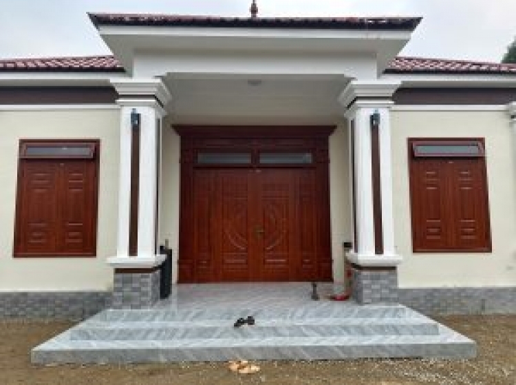 Cửa thép vân gỗ KOFFMANN- An Phát Hà Tĩnh thi công và lắp đặt