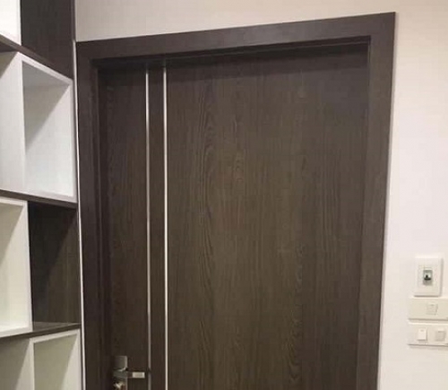Cửa nhựa gỗ composite chống nước, chống mối mọt