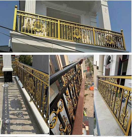 Lan Can Inox Màu Nhôm Đúc - An Phát 16