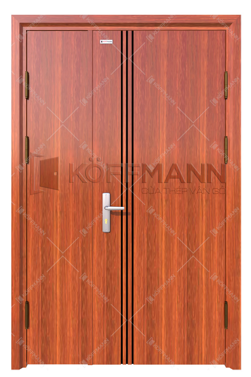 Cửa thép vân gỗ KG-21.08.01