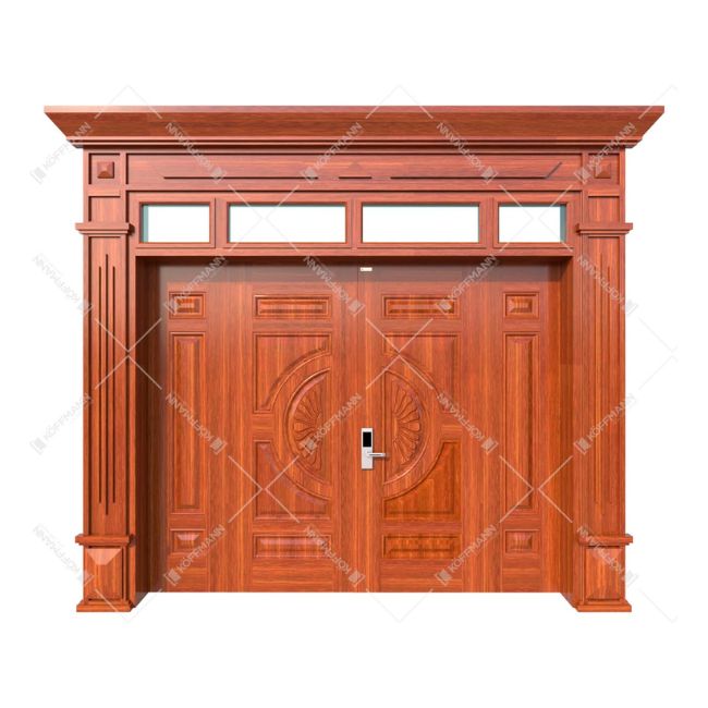 Cửa thép vân gỗ Luxury KL-41.01H.03A-4TK