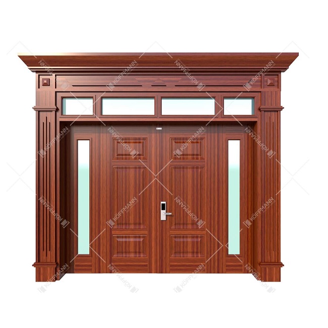 Cửa thép vân gỗ Luxury KL-41.03.K-4TK