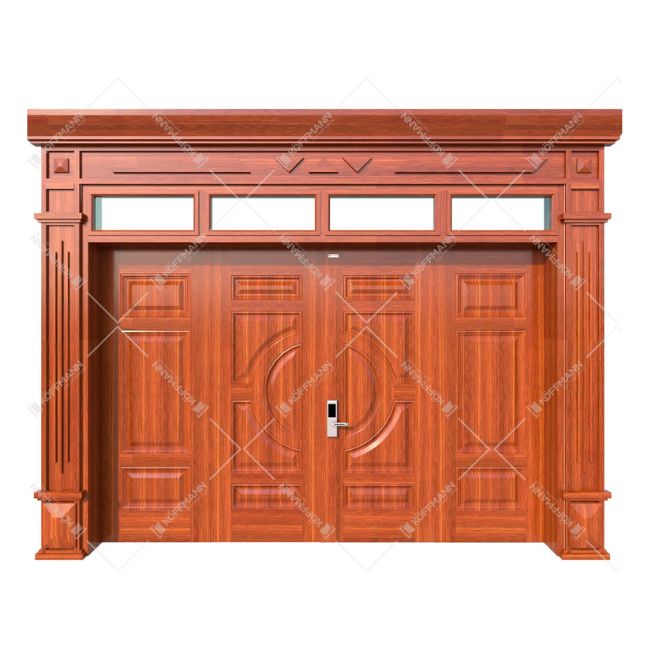 Cửa thép vân gỗ Luxury KL-42.01.03-4TK