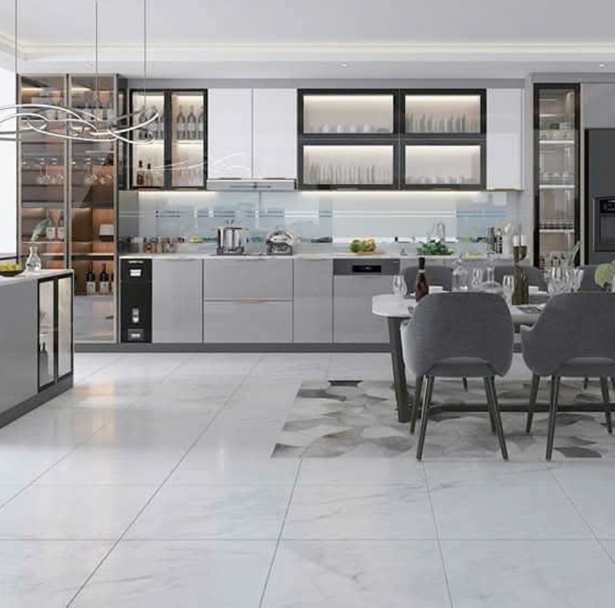 Tủ Bếp Inox Module Cánh Kính - An Phát 16