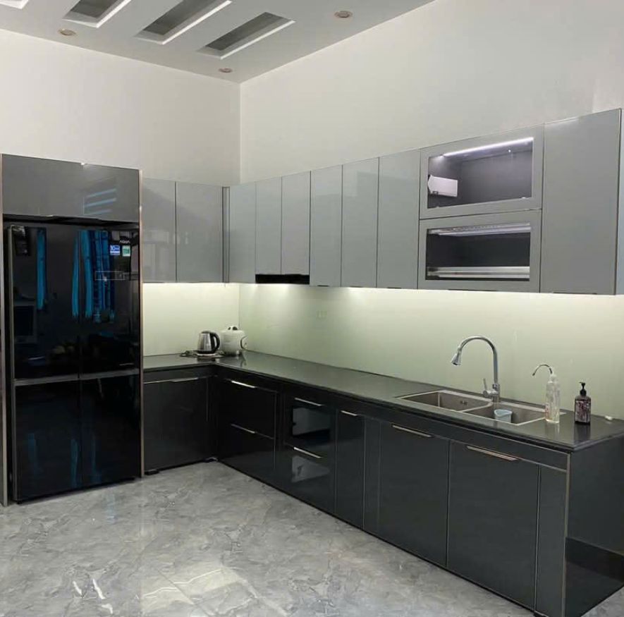 Tủ Bếp Inox Module Cánh Kính - An Phát 19