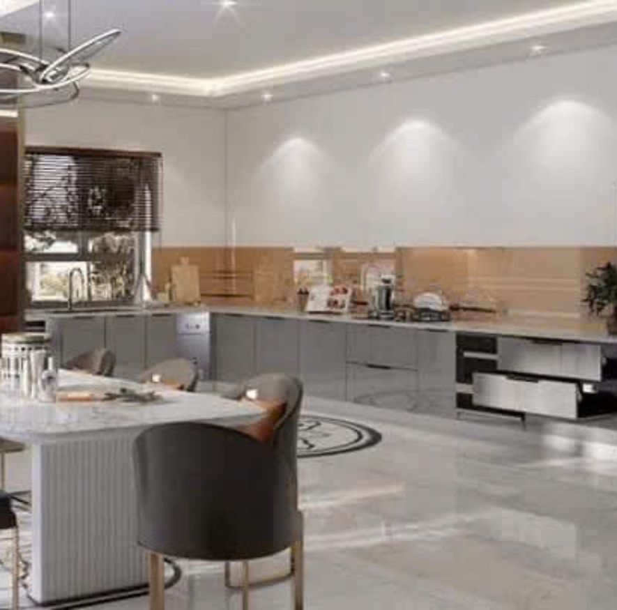 Tủ Bếp Inox Module Cánh Kính - An Phát 07