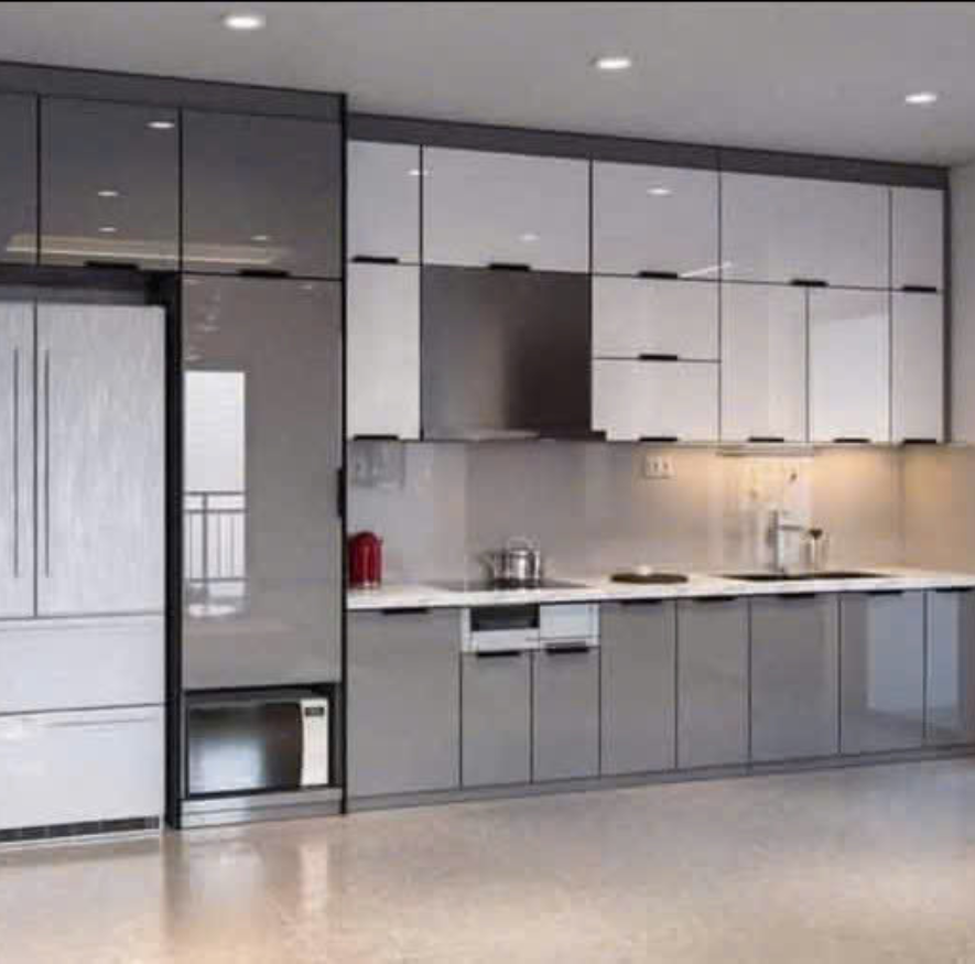 Tủ Bếp Inox Module Cánh Kính - An Phát 20