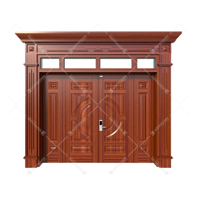 Cửa thép vân gỗ Luxury KL-41.01.03-4TK